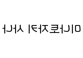 KPOP Twice(트와이스、トゥワイス) 사나 (湊﨑 紗夏, サナ) 無料サイン会用、イベント会用応援ボード型紙 左右反転