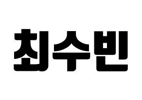 KPOP TXT(투모로우바이투게더、トゥモローバイトゥゲザー) 수빈 (スビン) コンサート用　応援ボード・うちわ　韓国語/ハングル文字型紙 通常