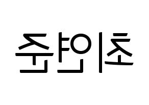 KPOP TXT(투모로우바이투게더、トゥモローバイトゥゲザー) 연준 (ヨンジュン) コンサート用　応援ボード・うちわ　韓国語/ハングル文字型紙 左右反転