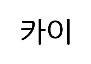 KPOP TXT(투모로우바이투게더、トゥモローバイトゥゲザー) 휴닝카이 (ヒュニンカイ) プリント用応援ボード型紙、うちわ型紙　韓国語/ハングル文字型紙 通常