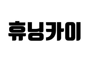 KPOP TXT(투모로우바이투게더、トゥモローバイトゥゲザー) 휴닝카이 (ヒュニンカイ) コンサート用　応援ボード・うちわ　韓国語/ハングル文字型紙 通常