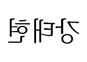 KPOP TXT(투모로우바이투게더、トゥモローバイトゥゲザー) 태현 (テヒョン) 応援ボード・うちわ　韓国語/ハングル文字型紙 左右反転