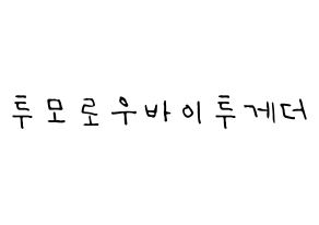 KPOP TXT(투모로우바이투게더、トゥモローバイトゥゲザー) 応援ボード ハングル 型紙  通常