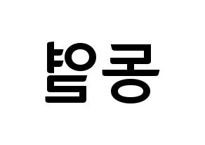 KPOP UP10TION(업텐션、アップテンション) 샤오 (シャオ) k-pop アイドル名前 ファンサボード 型紙 左右反転