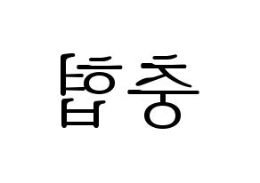 KPOP VAV(브이에이브이、ブイエイブイ) 바론 (バロン) 応援ボード・うちわ　韓国語/ハングル文字型紙 左右反転