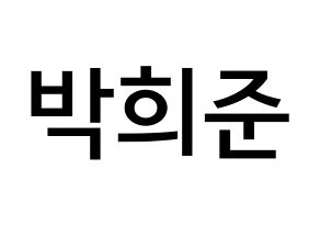 KPOP VAV(브이에이브이、ブイエイブイ) 지우 (パク・ヒジュン, ジウ) 無料サイン会用、イベント会用応援ボード型紙 通常