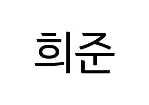 KPOP VAV(브이에이브이、ブイエイブイ) 지우 (ジウ) コンサート用　応援ボード・うちわ　韓国語/ハングル文字型紙 通常