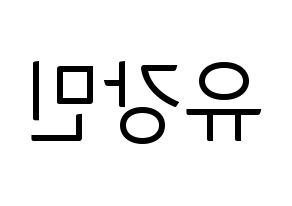 KPOP VERIVERY(베리베리、ベリーベリー) 강민 (カンミン) コンサート用　応援ボード・うちわ　韓国語/ハングル文字型紙 左右反転