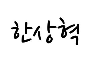 KPOP VIXX(빅스、ヴィックス) 혁 (ヒョギ) 応援ボード ハングル 型紙  通常