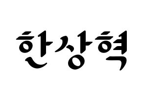 KPOP VIXX(빅스、ヴィックス) 혁 (ヒョギ) 応援ボード ハングル 型紙  通常