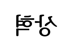 KPOP VIXX(빅스、ヴィックス) 혁 (ヒョギ) プリント用応援ボード型紙、うちわ型紙　韓国語/ハングル文字型紙 左右反転