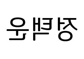 KPOP VIXX(빅스、ヴィックス) 레오 (レオ) プリント用応援ボード型紙、うちわ型紙　韓国語/ハングル文字型紙 左右反転