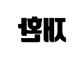 KPOP VIXX(빅스、ヴィックス) 켄 (ケン) コンサート用　応援ボード・うちわ　韓国語/ハングル文字型紙 左右反転