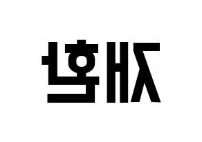 KPOP Wanna One(워너원、ワナワン) 김재환 (キム・ジェファン) 名前 応援ボード 作り方 左右反転