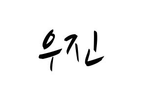 KPOP Wanna One(워너원、ワナワン) 박우진 (パク・ウジン) k-pop 応援ボード メッセージ 型紙 通常