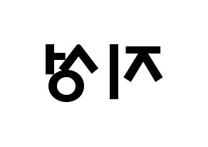 KPOP Wanna One(워너원、ワナワン) 윤지성 (ユン・ジソン, ユン・ジソン) 応援ボード、うちわ無料型紙、応援グッズ 左右反転