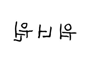 KPOP Wanna One(워너원、ワナワン) 応援ボード 作り方 左右反転