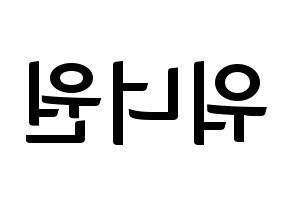 KPOP Wanna One(워너원、ワナワン) k-pop ファンサ ボード 型紙 左右反転