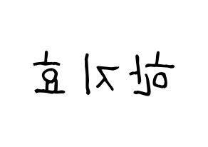 KPOP Weeekly(위클리、ウィクリー) 지한 (ジハン) 名前 応援ボード 作り方 左右反転