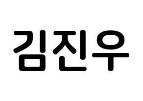 KPOP WINNER(위너、ウィナー) 김진우 (キム・ジヌ, キム・ジヌ) k-pop アイドル名前　ボード 言葉 通常