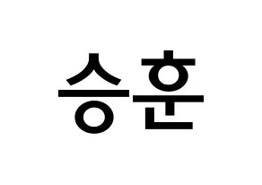 KPOP WINNER(위너、ウィナー) 이승훈 (イ・スンフン, イ・スンフン) 無料サイン会用、イベント会用応援ボード型紙 通常