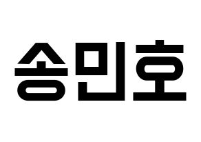 KPOP WINNER(위너、ウィナー) 송민호 (ソン・ミンホ) 名前 応援ボード 作り方 通常