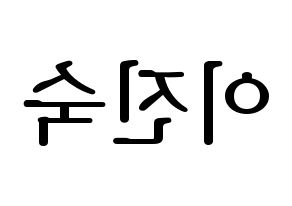 KPOP WJSN(우주소녀、宇宙少女) 여름 (ヨルム) プリント用応援ボード型紙、うちわ型紙　韓国語/ハングル文字型紙 左右反転