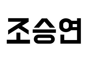 KPOP X1(엑스원、エックスワン) 조승연 (チョ・スンヨン) 名前 応援ボード 作り方 通常