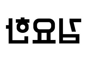 KPOP X1(엑스원、エックスワン) 김요한 (キム・ヨハン) 名前 応援ボード 作り方 左右反転