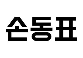 KPOP X1(엑스원、エックスワン) 손동표 (ソン・ドンピョ) 名前 応援ボード 作り方 通常