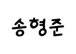 KPOP X1(엑스원、エックスワン) 송형준 (ソン・ヒョンジュン) 名前 応援ボード 作り方 通常